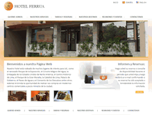 Tablet Screenshot of hotelferrua.com.pe